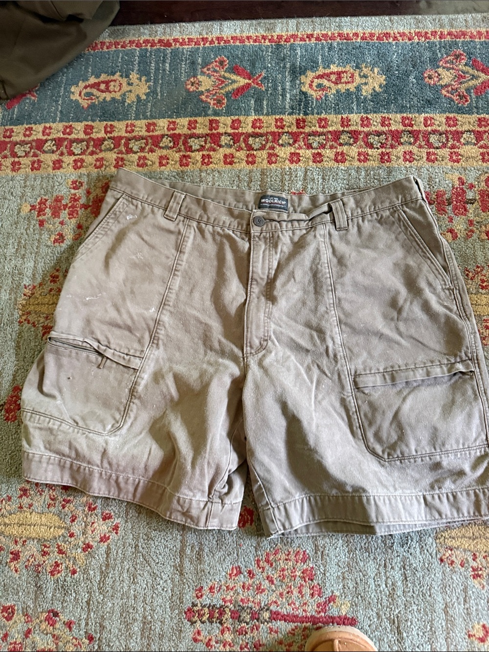 Woolrich Men's Tan Cargo Shorts